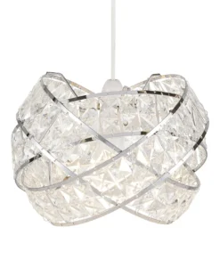 Twist Acrylic Easy Fit Pendant -Home Furnishings Store l16yw837501s