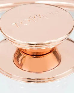 Tower Linear White & Rose Gold 3 Piece Saucepan Set -Home Furnishings Store p01dh056509c