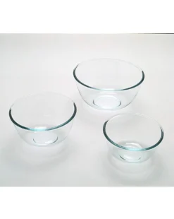 Pyrex Set Of 3 Mixing Bowls 0.5L, 1L, 2L -Home Furnishings Store p01ve525501c