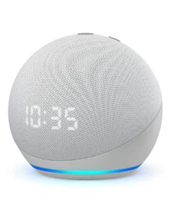 Home Furnishings Store 27 Amazon Echo Dot (4th Gen), Smart Speaker With Clock And Alexa - Glacier White