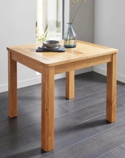 Logan Oak Small Extending Dining Table