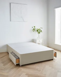 Silentnight Tranquility 1000 Pocket Pillowtop Memory Divanset With 2 Drawers -Home Furnishings Store t01ix450502s