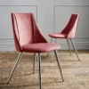 Anais Velvet Pair Of Dining Chairs