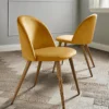 Klara Velvet Pair Of Dining Chairs