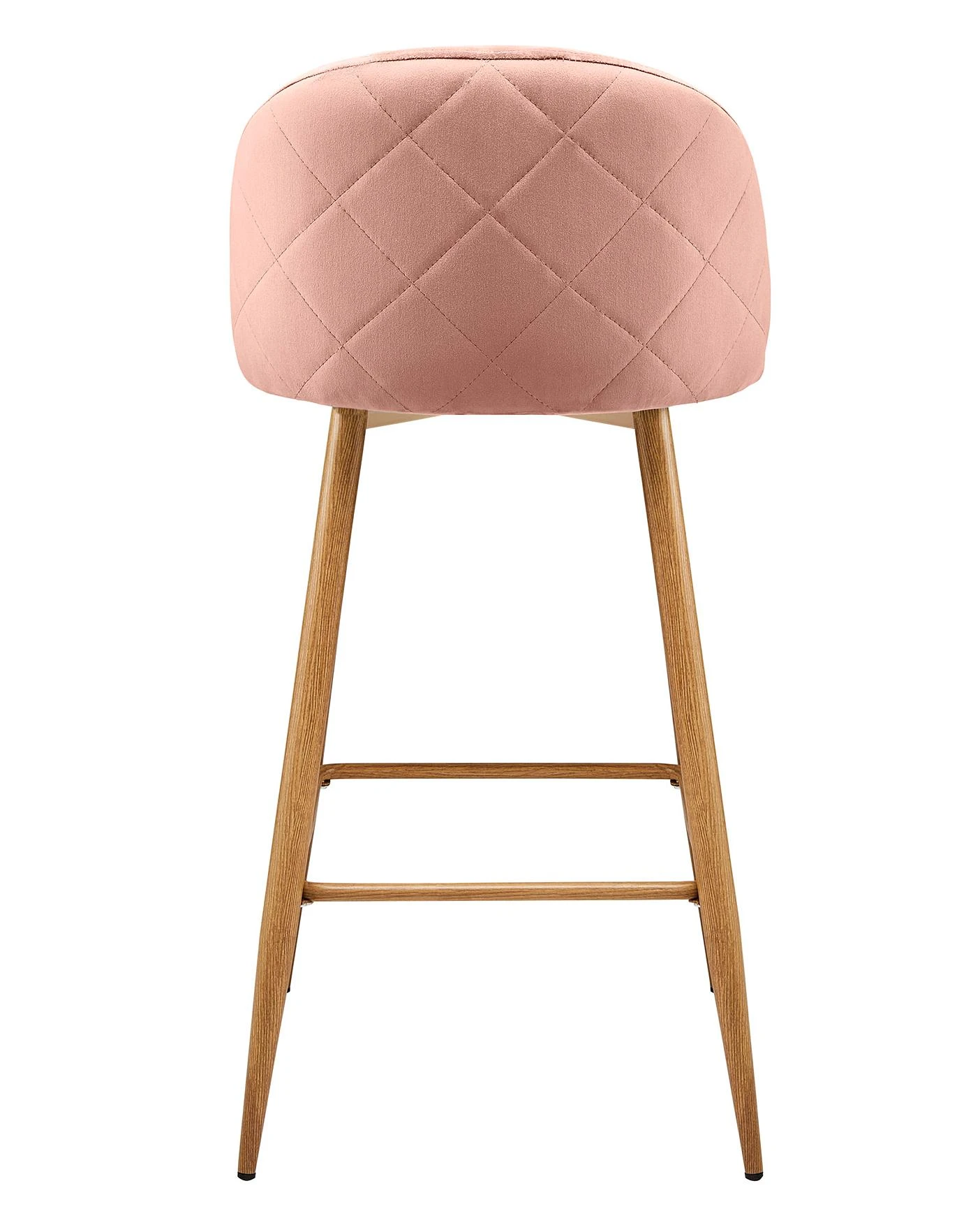 Klara Velvet Bar Stool 4 Klara Velvet Bar Stool - Image 4