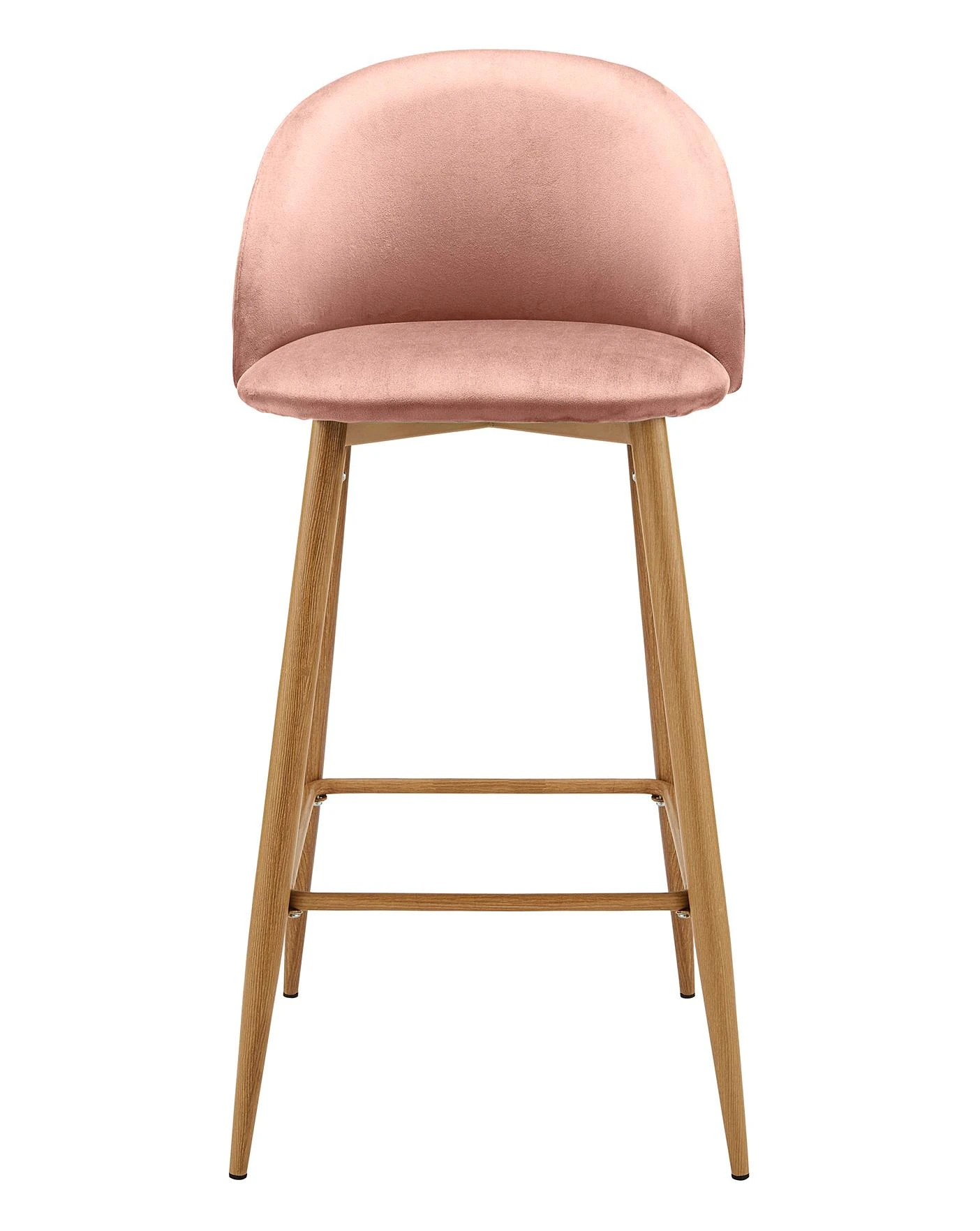 Klara Velvet Bar Stool 6 Klara Velvet Bar Stool - Image 6