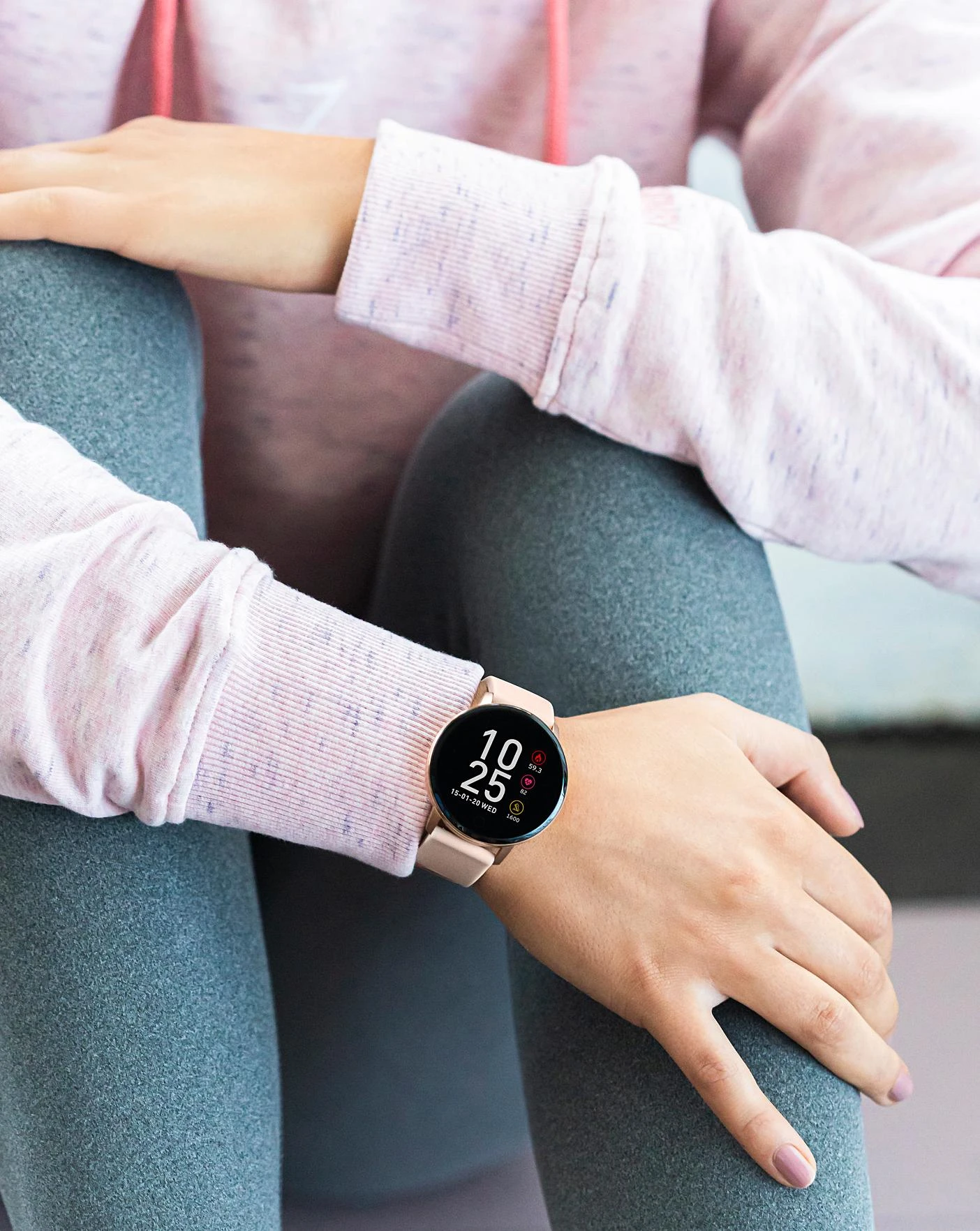 Reflex Active Series 5 Smart Watch - Nude Pink 2 Reflex Active Series 5 Smart Watch - Nude Pink - Image 2