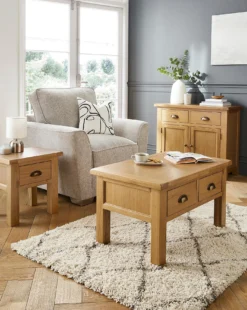 Faversham Assembled Oak Storage Coffee Table -Home Furnishings Store u01ix262502c