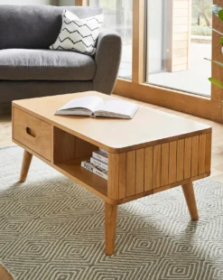 Peyton Oak Storage Coffee Table