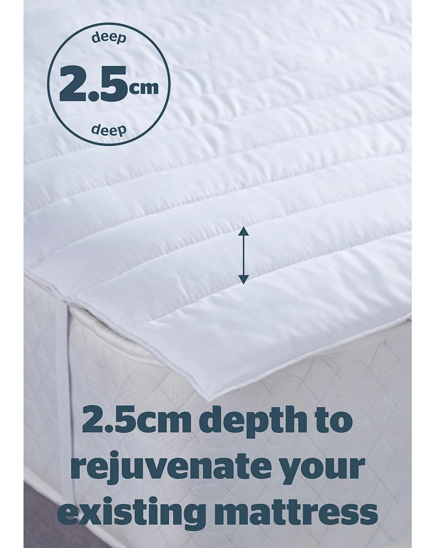 Silentnight Deep Sleep Mattress Topper 5 Silentnight Deep Sleep Mattress Topper - Image 5