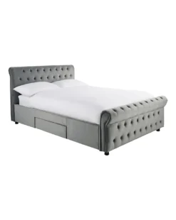 Kingston Velvet Storage Bed Frame