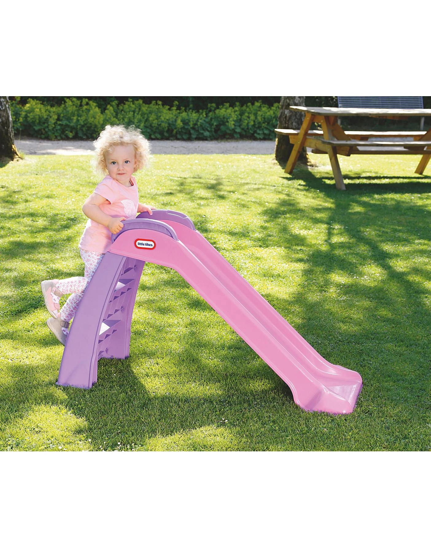 Little Tikes First Slide Pink 2 Little Tikes First Slide Pink - Image 2