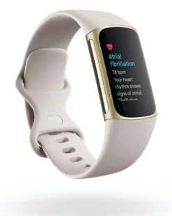 Fitbit Charge 5 Fitness Tracker - Soft Gold/Lunar White -Home Furnishings Store v01kh540501s