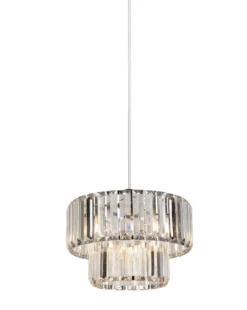 Chrome And Clear Acrylic Shade -Home Furnishings Store v01ky607711s