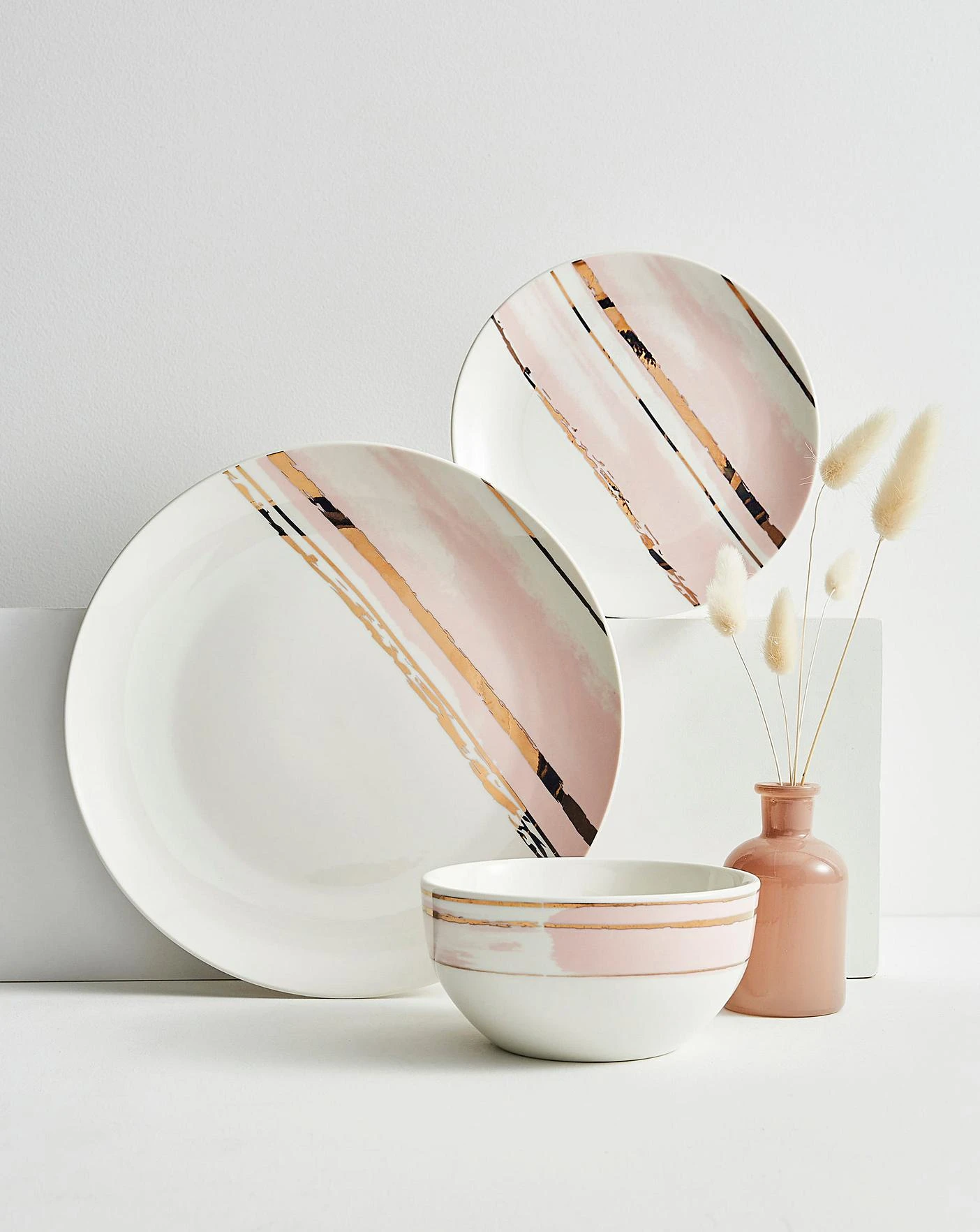 Brushed Glam 12 Piece Dinner Set 1 Brushed Glam 12 Piece Dinner Set