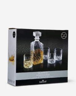 BarCraft Glass Effect Decanter Set