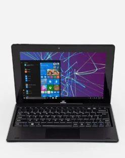 ENTITY Twin 10in 64GB Windows 10 2in1 Laptop Black