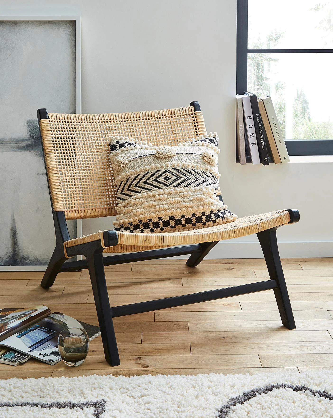 Willow Rattan Accent Chair 1 Willow Rattan Accent Chair