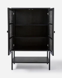 Jenson Black Cabinet 5 Jenson Black Cabinet -Home Furnishings Store w01ix729500s