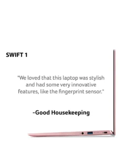 Acer Swift 1 SF114-34 Intel Pentium 128GB 14in Windows 11 & Microsoft 365 - Pink -Home Furnishings Store w01kj355853s
