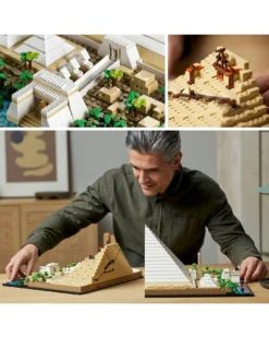 LEGO Architecture Great Pyramid Of Giza Set For Adults 21058 -Home Furnishings Store w01vc966607s