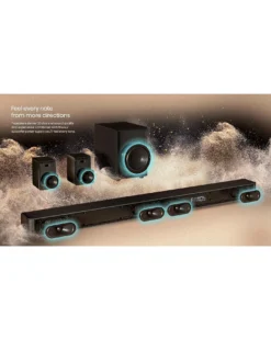 Hisense AX5100G 5.1ch 340W Soundbar With Wireless Subwoofer -Home Furnishings Store x01dy359855c