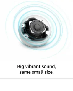 Amazon Echo Dot (5th Gen 2022) Smart Speaker With Clock & Alexa - Glacier White -Home Furnishings Store x01fx801502s