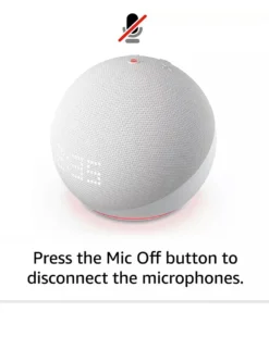 Amazon Echo Dot (5th Gen 2022) Smart Speaker With Clock & Alexa - Cloud Blue -Home Furnishings Store x01fx802502s