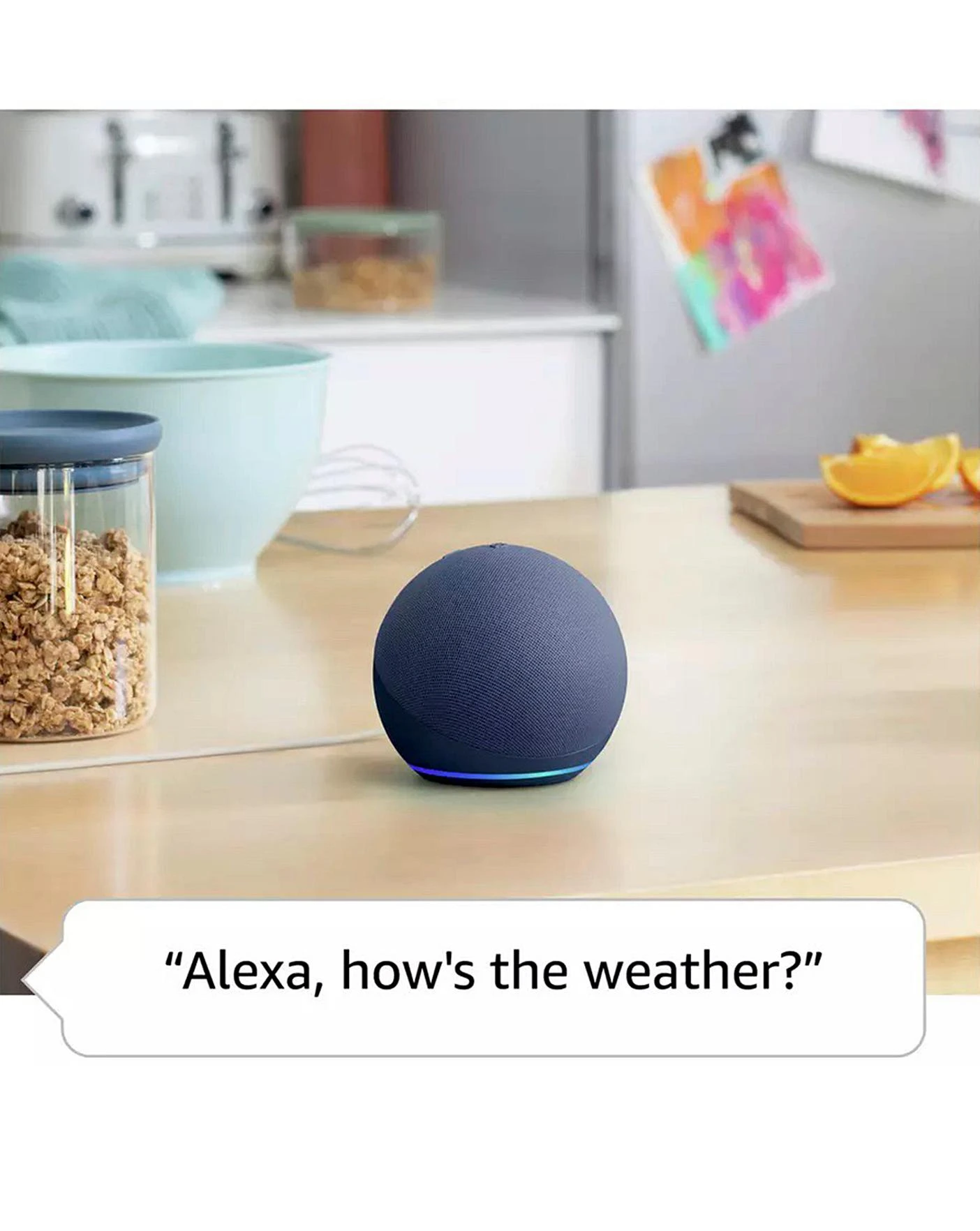 Amazon Echo Dot (5th Gen 2022) Smart Speaker With Alexa - Deep Sea Blue 2 Amazon Echo Dot (5th Gen 2022) Smart Speaker With Alexa - Deep Sea Blue - Image 2