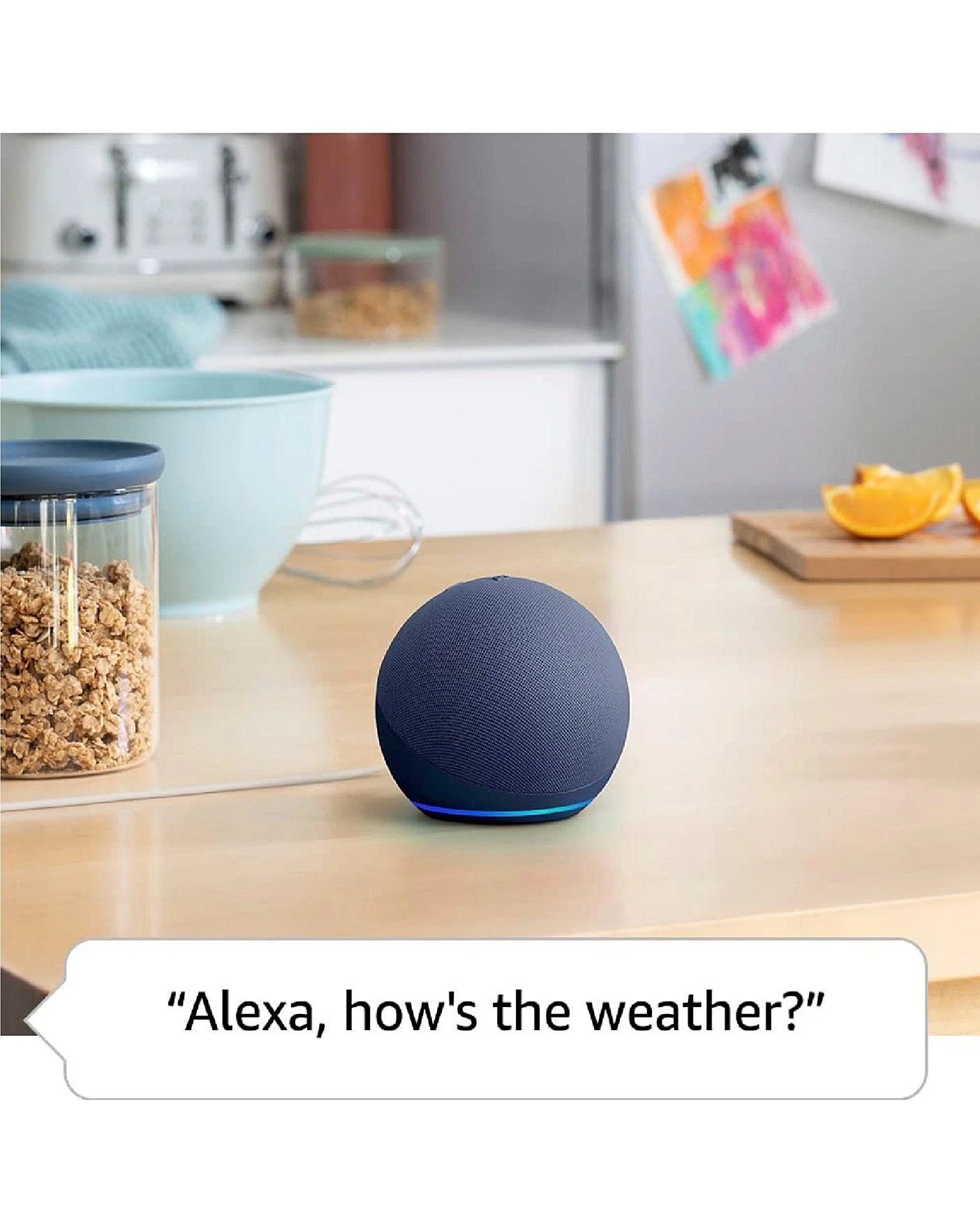 Amazon Echo Dot (5th Gen 2022) Smart Speaker With Alexa - Deep Sea Blue 3 Amazon Echo Dot (5th Gen 2022) Smart Speaker With Alexa - Deep Sea Blue - Image 3