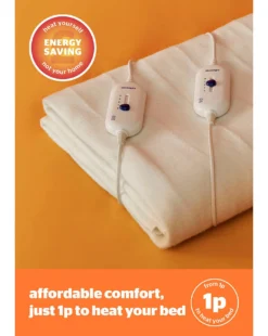Silentnight Yours&Mine Dual Control Electric Blanket -Home Furnishings Store x01hh521856s