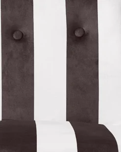 Joanna Hope Eliza Black And White Striped Accent Chair -Home Furnishings Store x01jo184504s