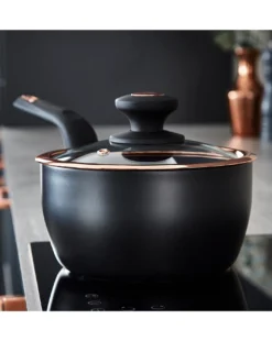 Tower Cavaletto Cookware Set Black -Home Furnishings Store x01pd690854s