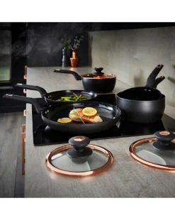 Tower Cavaletto Cookware Set Black -Home Furnishings Store x01pd690856s