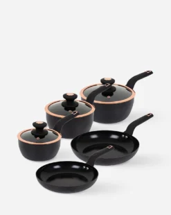 Tower Cavaletto Cookware Set Black