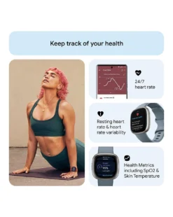 Fitbit Versa 4 Smart Watch - Waterfall Blue 16 Fitbit Versa 4 Smart Watch - Waterfall Blue -Home Furnishings Store x01up625857s