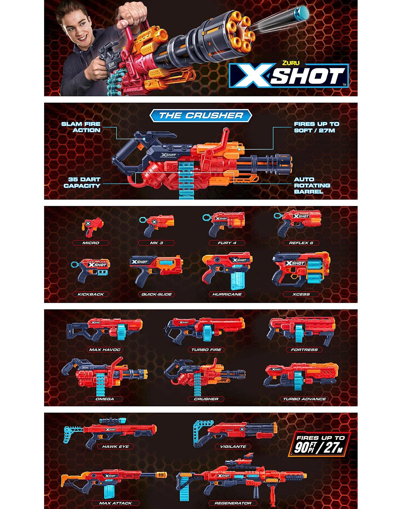 X-SHOT Excel Crusher Blaster 4 X-SHOT Excel Crusher Blaster - Image 4