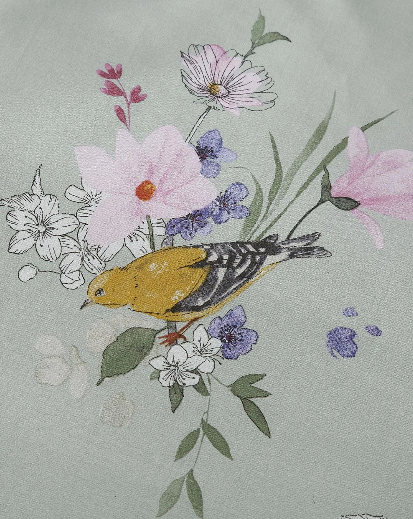 Catherine Lansfield Songbird Duvet Cover Set 4 Catherine Lansfield Songbird Duvet Cover Set - Image 4