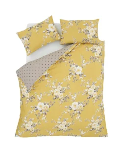 Catherine Lansfield Canterbury Cotton Blend Duvet Cover Set 9 Catherine Lansfield Canterbury Cotton Blend Duvet Cover Set -Home Furnishings Store y01hh591508s