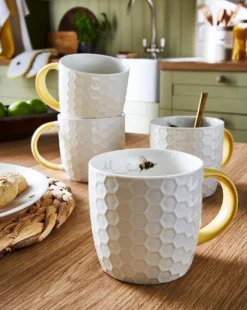 Julipa Bee Set Of 4 Mugs