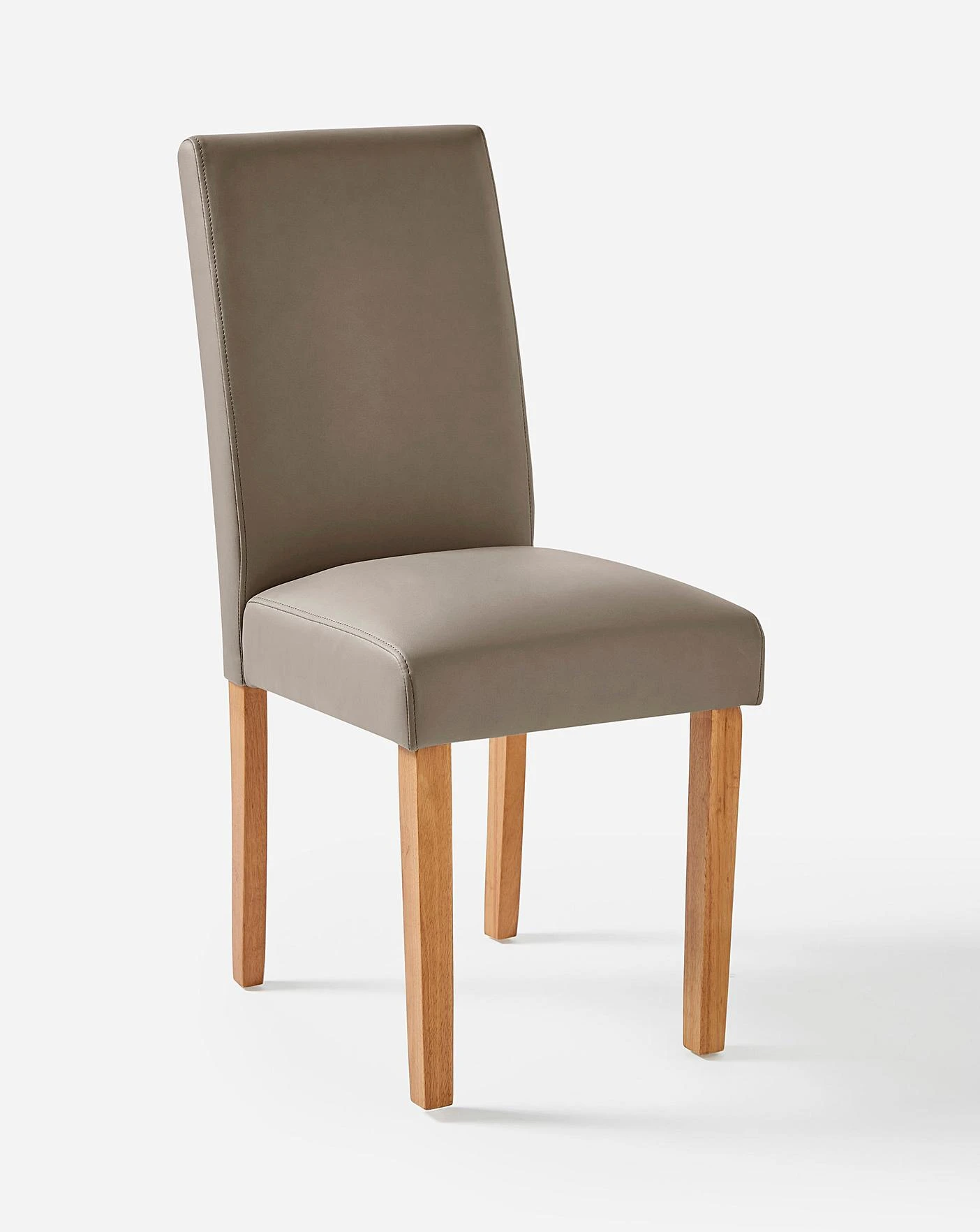 Ava Faux Leather Pair Of Dining Chairs 3 Ava Faux Leather Pair Of Dining Chairs - Image 3