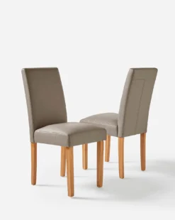 Ava Faux Leather Pair Of Dining Chairs 8 Ava Faux Leather Pair Of Dining Chairs -Home Furnishings Store y01md463504s