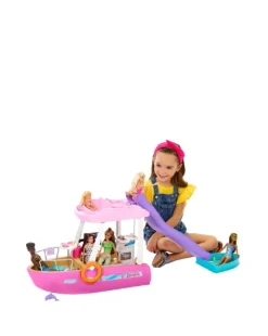 Barbie Boat With Pool And Slide, Dream Boat Playset And Accessories -Home Furnishings Store y01sm130504s
