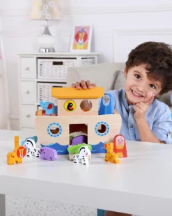 Tooky Toy Wooden Noah's Ark -Home Furnishings Store y01ze595575s