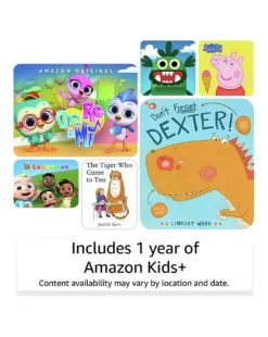 Amazon Fire 7 Kids Edition 7in 16GB Age 3-7 Tablet - Purple -Home Furnishings Store y01zn006503s