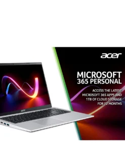 Acer Aspire 1 Intel Celeron 4GB/64GB 15.6in FHD Windows 11 Laptop - Silver -Home Furnishings Store z01kc833503s