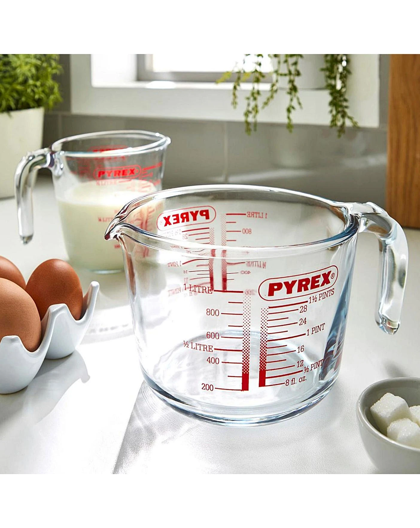 Pyrex 2 Piece Jug Set 1 Pyrex 2 Piece Jug Set