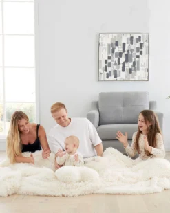 Catherine Lansfield Shaggy Fleece XL Family Throw -Home Furnishings Store z01mm944508s