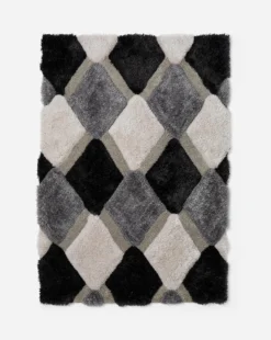 Geo Shaggy Rug -Home Furnishings Store z01mn146502s