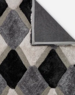 Geo Shaggy Rug -Home Furnishings Store z01mn146503s